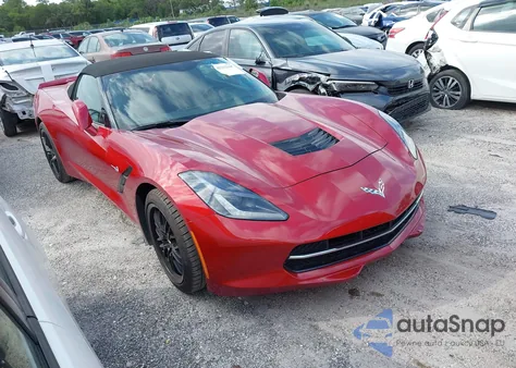 2014 Chevrolet Corvette Stingray z USA, uszkodzony, nr VIN 1G1YF3D77E5114705